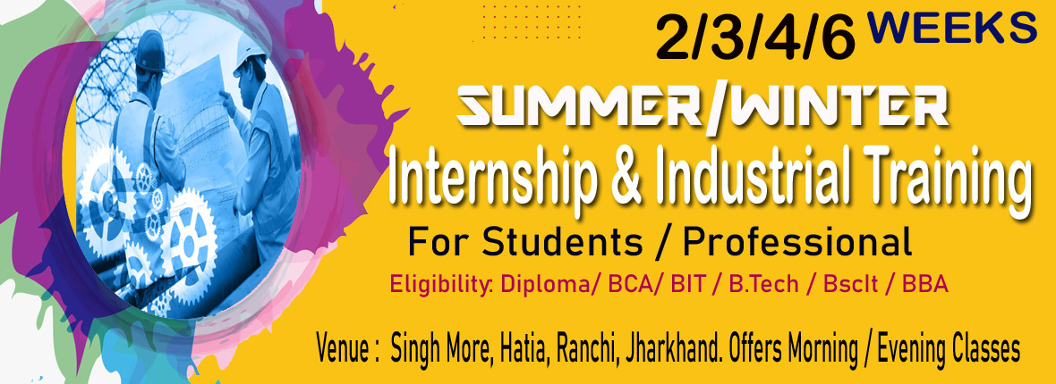summer internship training ranchi