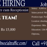 Telecaller jobs & Back Office, receptionist in ranchi