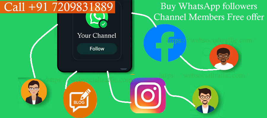 Buy WhatsApp followers Channel Members Free Offer