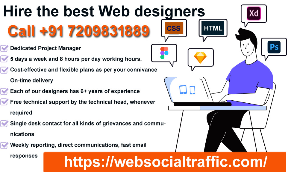 hire best website designer in Ranchi