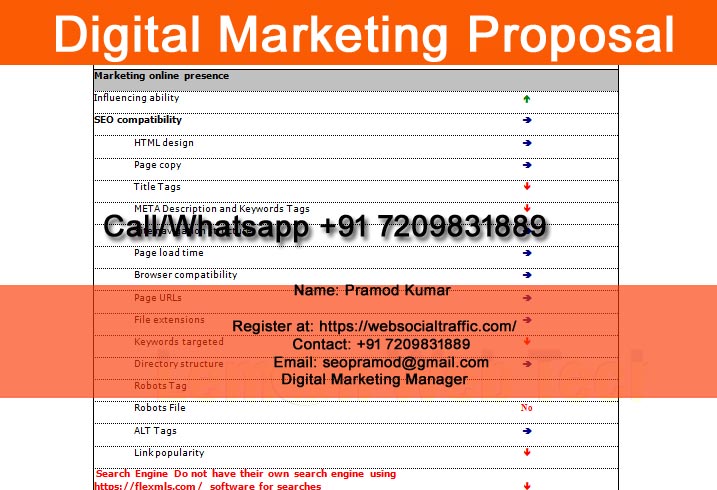 download digital marketing proposal by Pramod kumar
