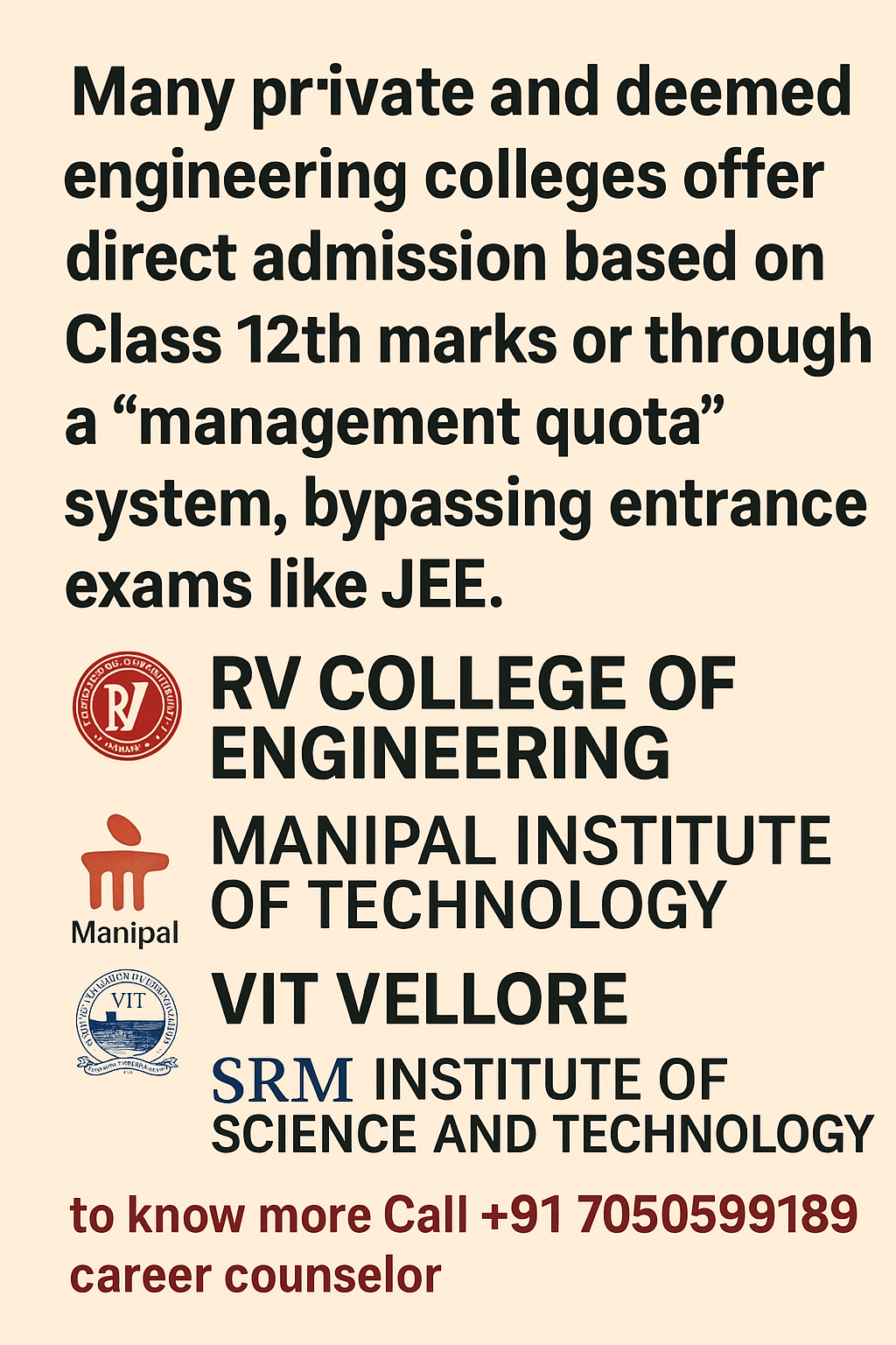 get direct admission in BTech in bengaluru