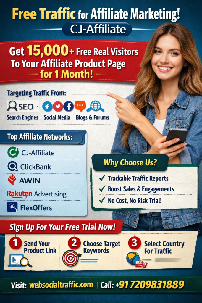 Free Traffic for Affiliate Marketing