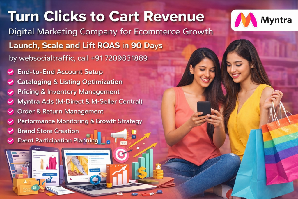 Myntra Listing & Account Management Services India free trial