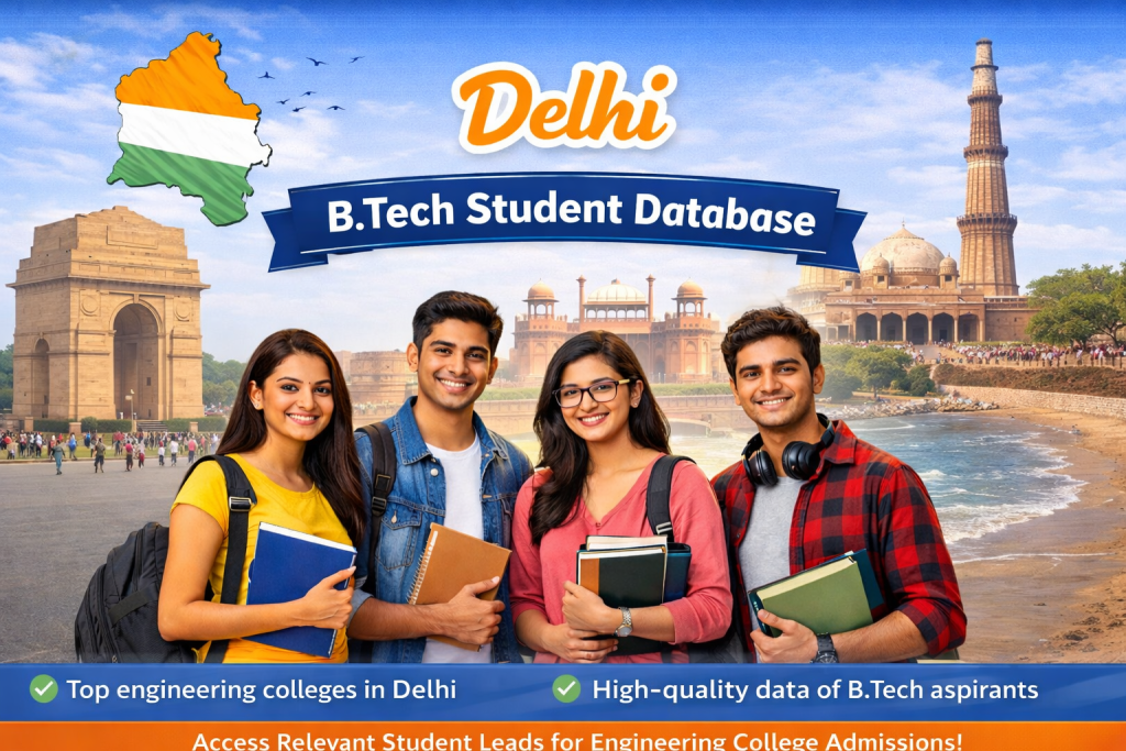 Delhi 12th Science Student Data for BTech Admission